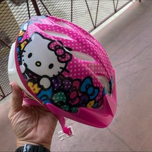 Hello kitty bike helmet for child